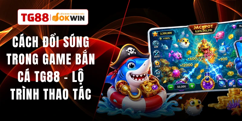 Cách Đổi Súng Trong Game Bắn Cá TG88 - Lộ Trình Thao Tác