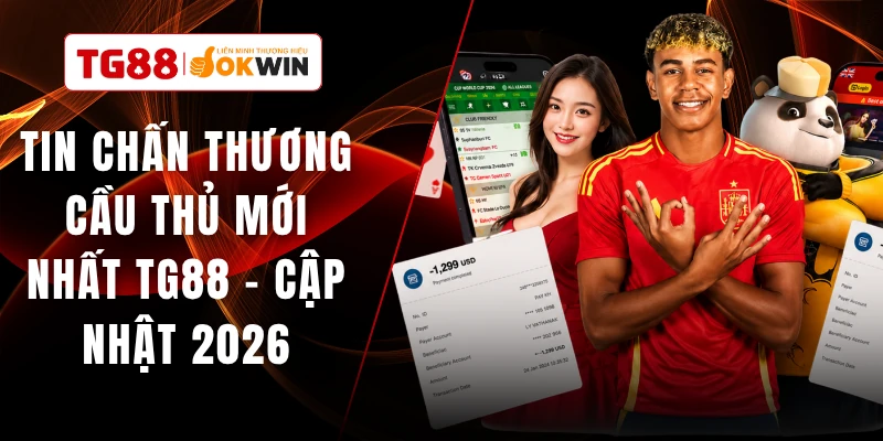 Tin Chấn Thương Cầu Thủ Mới Nhất TG88 - Cập Nhật 2026