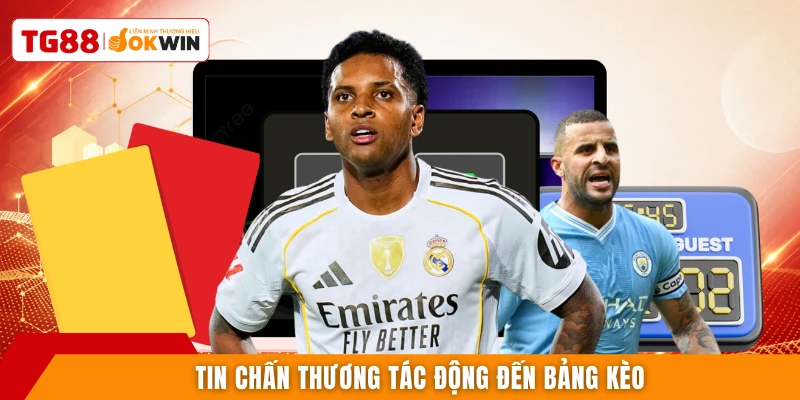 Tin chấn thương tác động đến bảng kèo